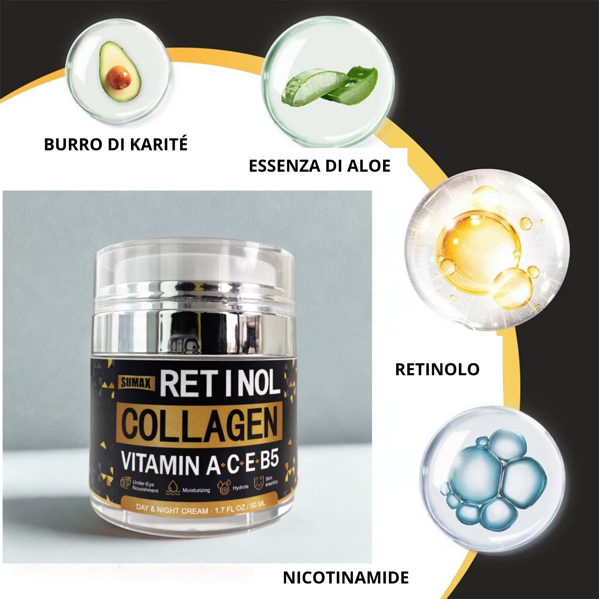 Crema Viso Uomo Anti-età