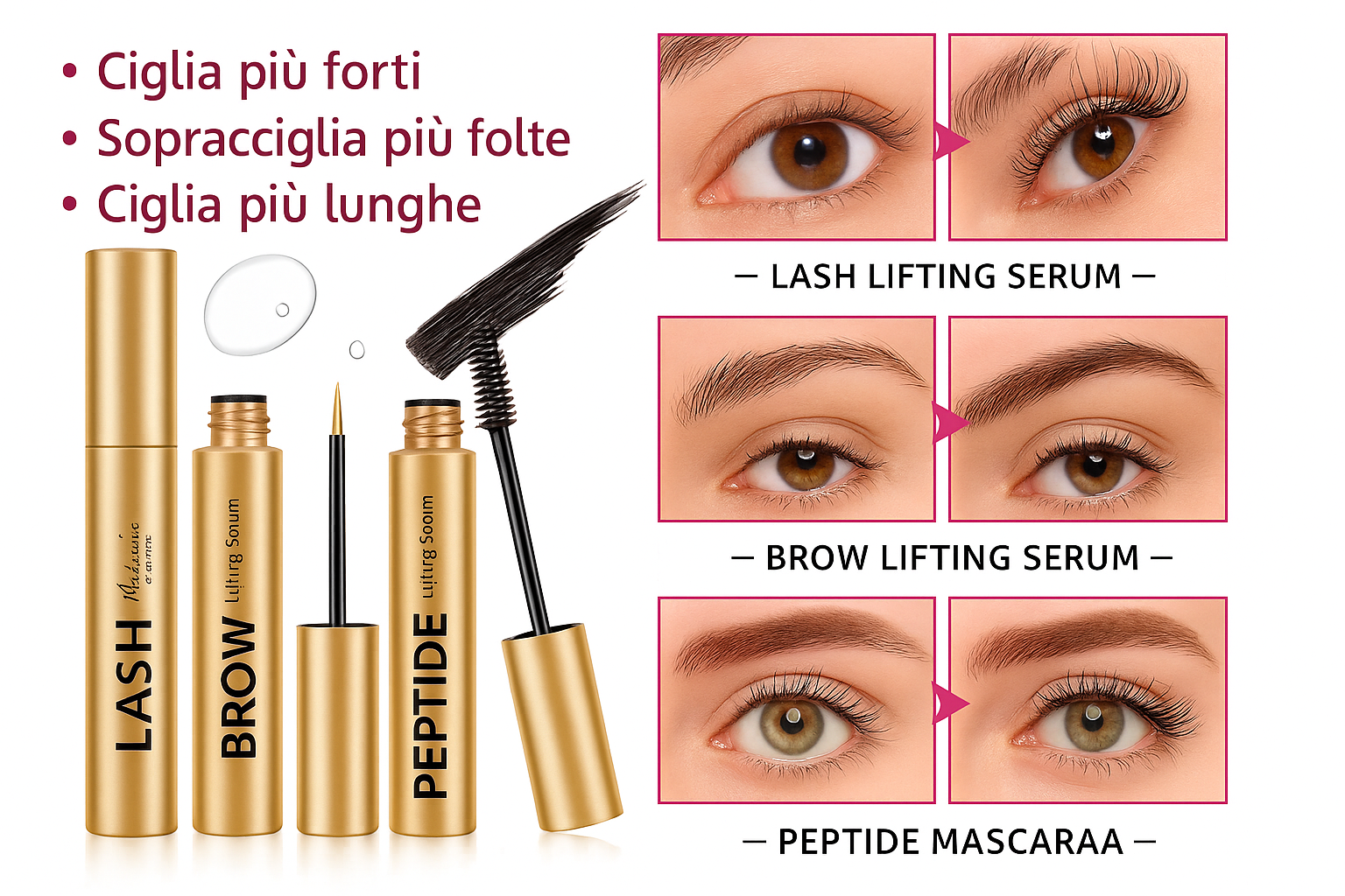 Set Magico Ciglia e Sopracciglia