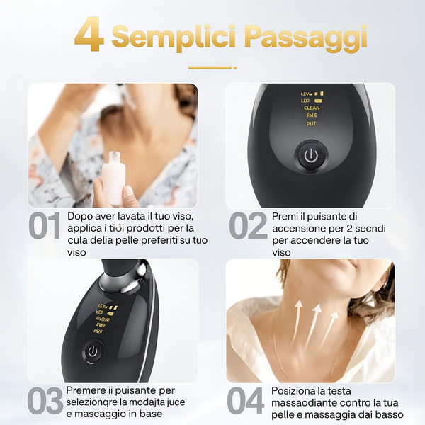 Massaggiatore LED Rassodante