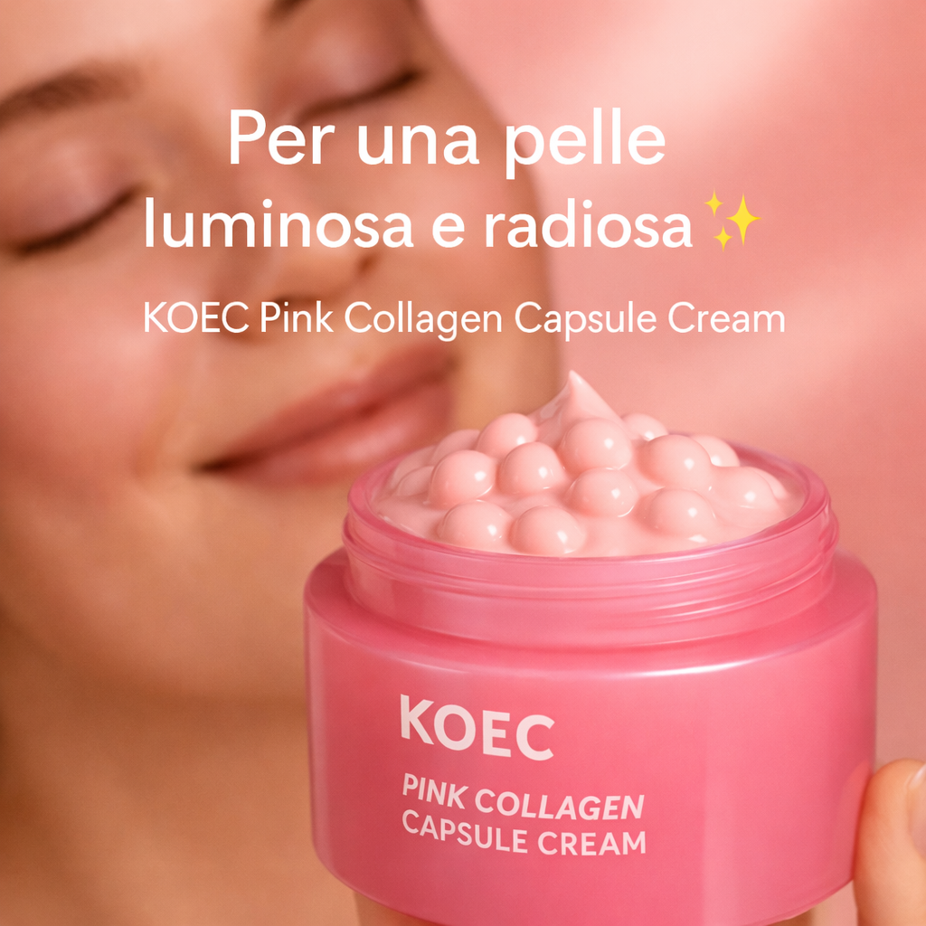 Glow Curl- Crema Gel al collagene con capsule di PDRN