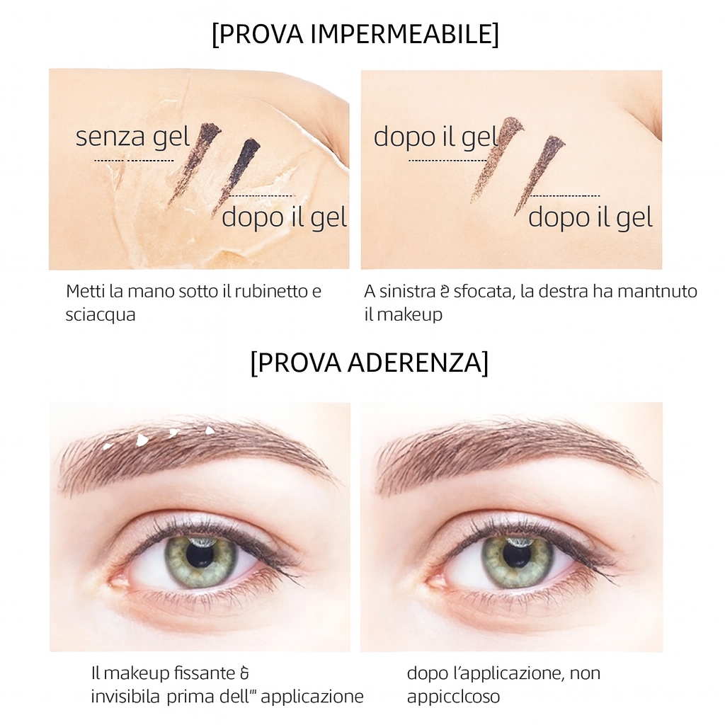 Gel Trasparente Fissante Sopracciglia