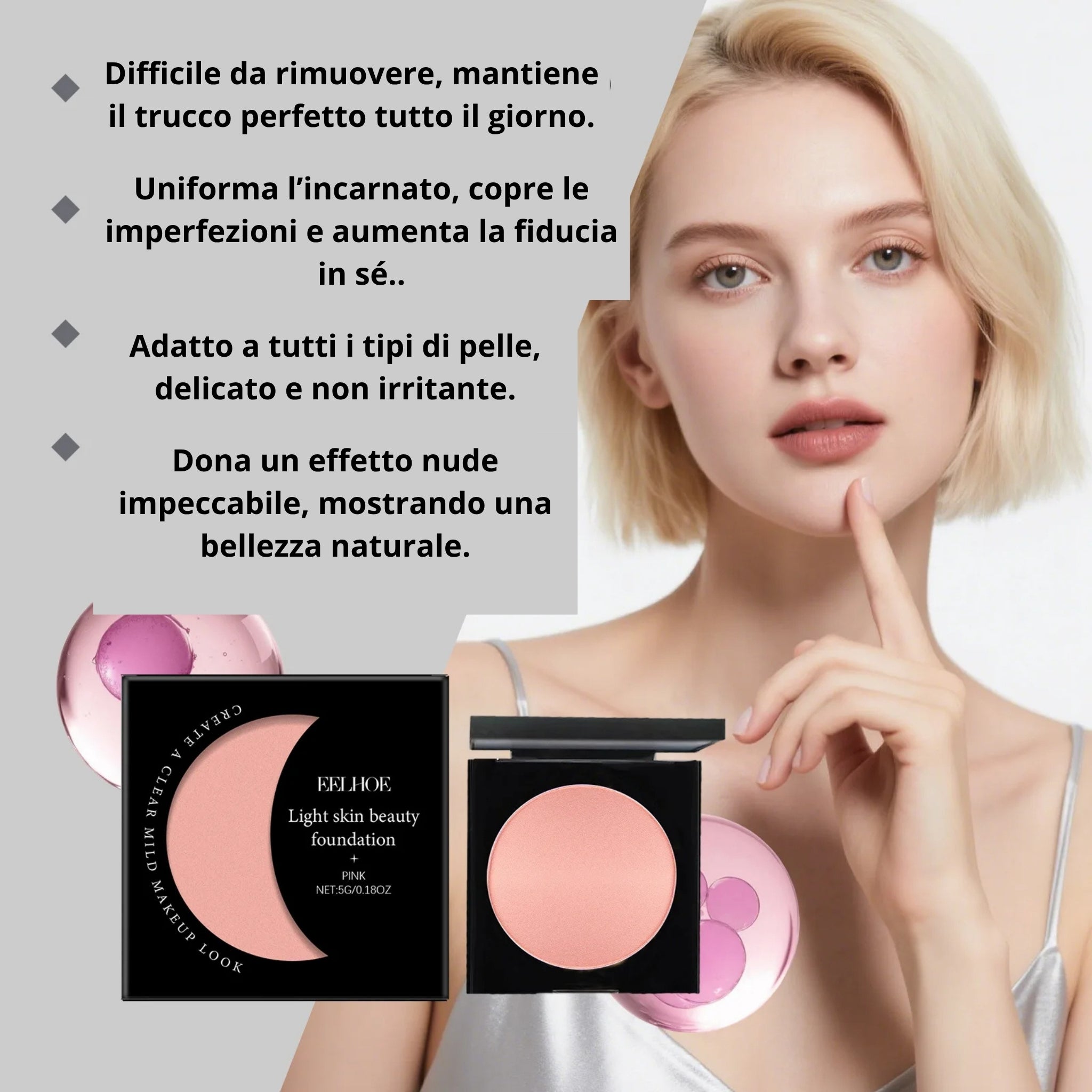 Fondotinta Rosa Eelhoe